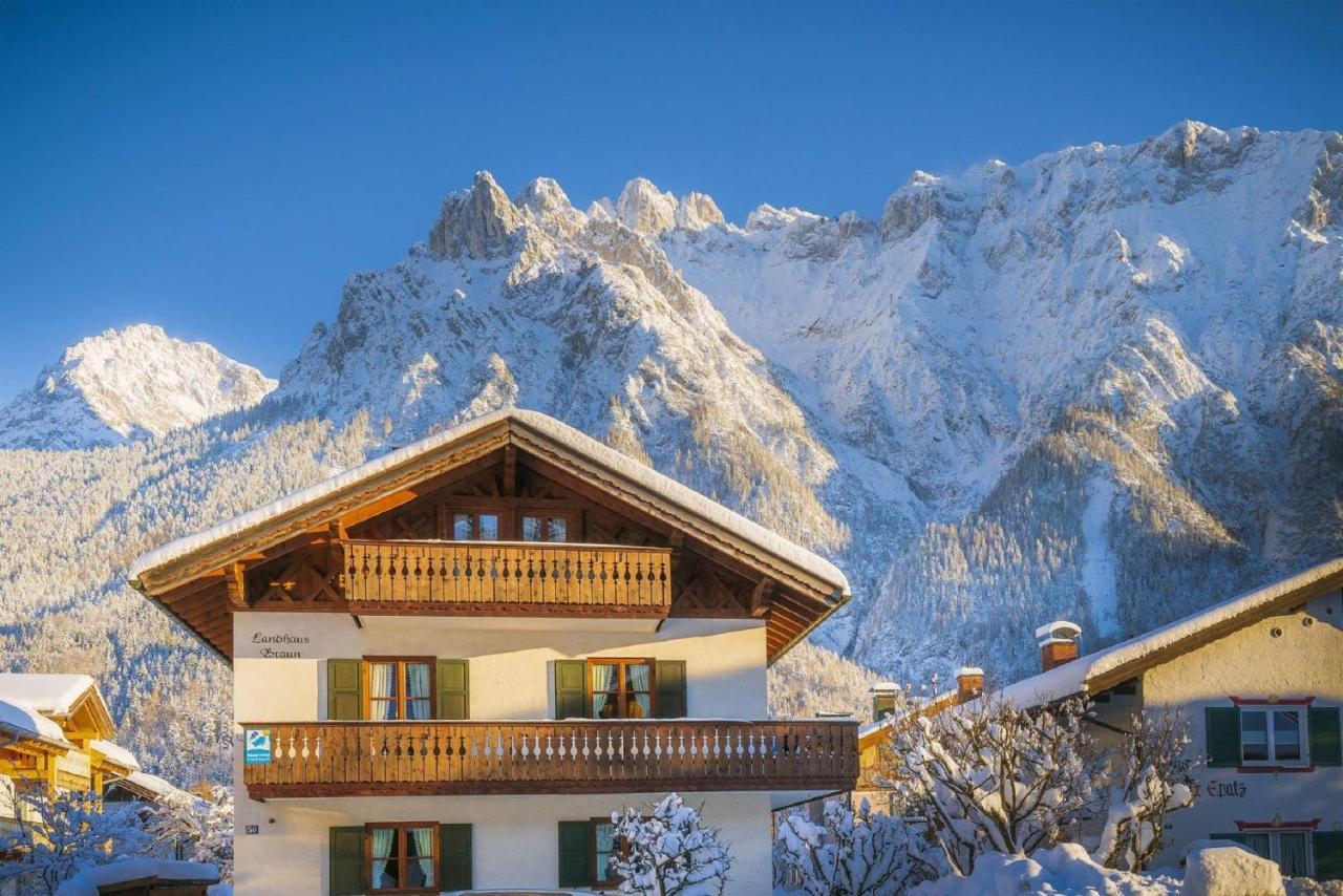 Landhaus Braun Apartman Mittenwald Kültér fotó